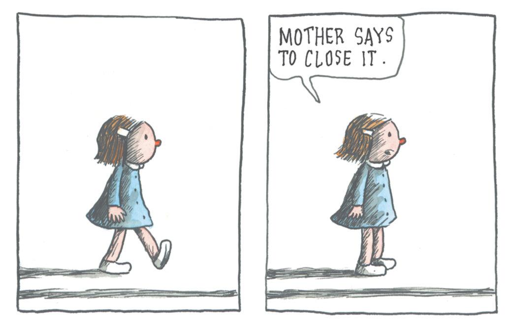 Design OCR: MOTHER SAYS TO CLOSE IT. MOTHER SAYS TO CLOSE IT .