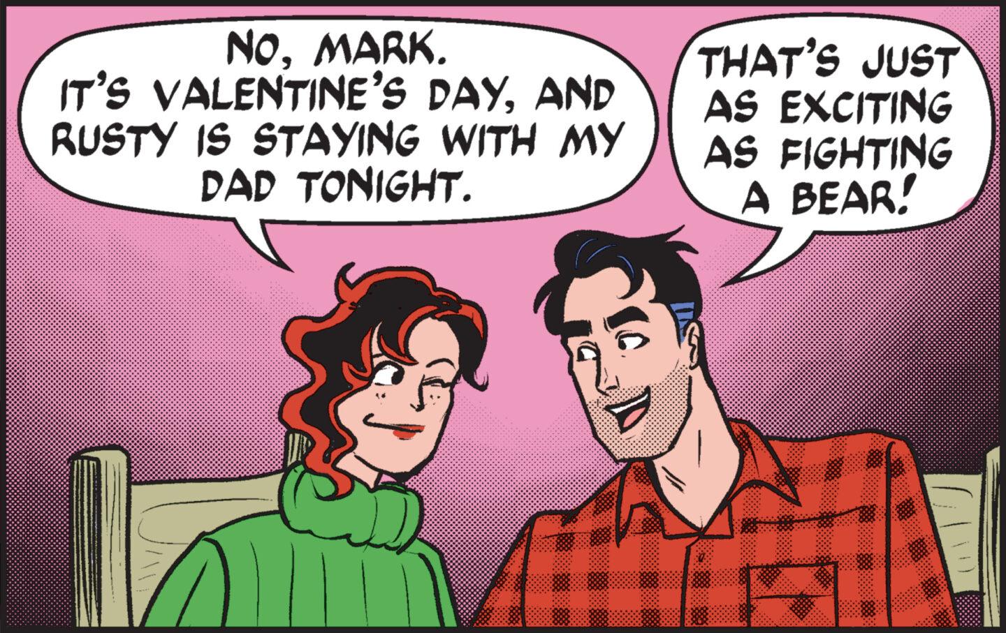 Gesture OCR: NOMARK. IT'S VALENTINE'S DAYAND RUSTY IS STAYING WITH MY DAD TONIGHT. THAT'S JUST AS EXCITING AS FIGHTING A BEAR! NOMARK . IT'S VALENTINE'S DAYAND RUSTY IS STAYING WITH MY DAD TONIGHT . THAT'S JUST AS EXCITING AS FIGHTING A BEAR !