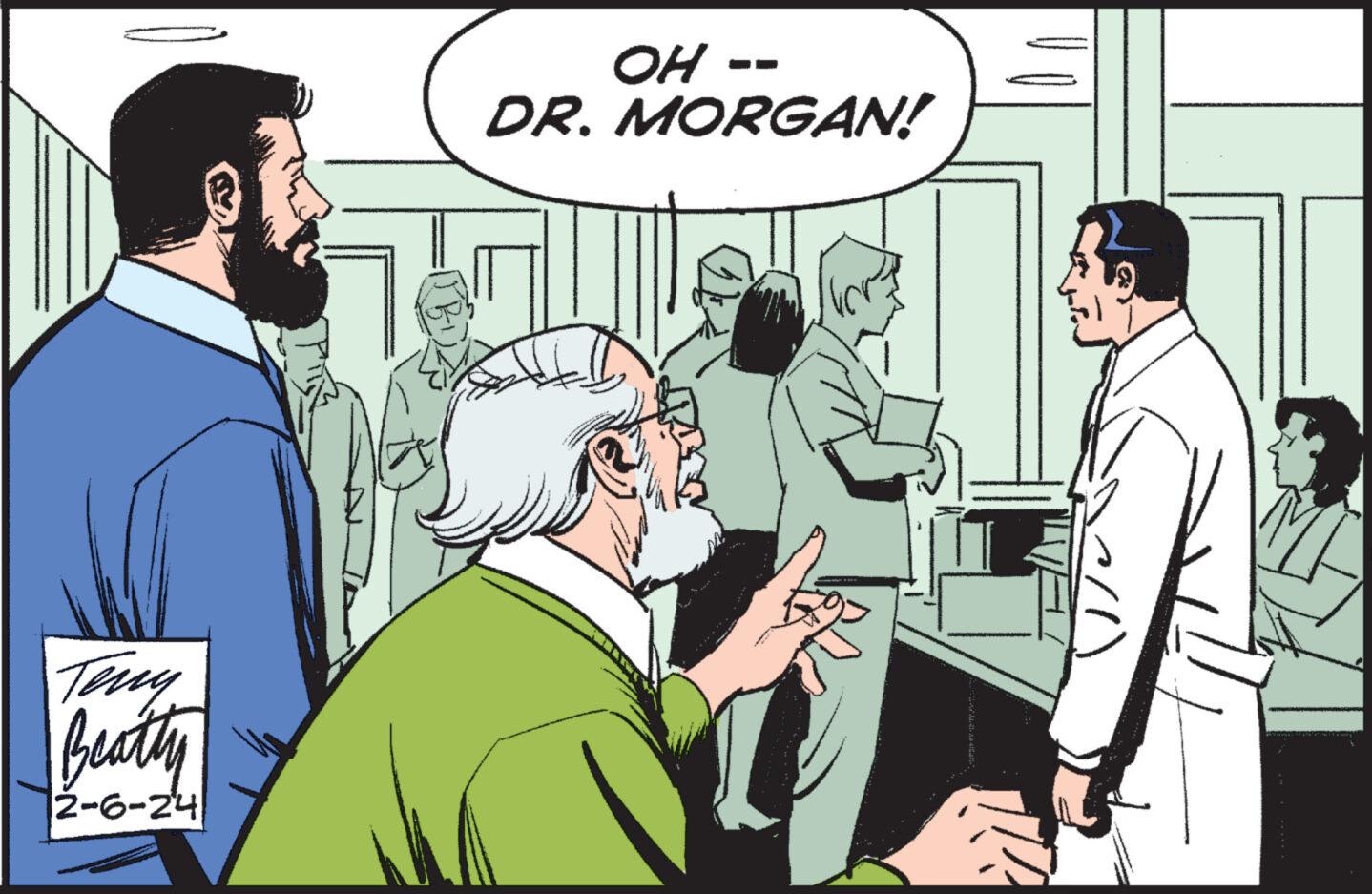 Humour OCR: Teny Beatty 2-6-24 cap a OH DR. MORGAN! For= Teny Beatty 2-6-24 cap a OH DR . MORGAN ! For =