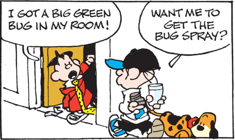 Organism OCR: I GOT A BIG GREEN BUG IN MY ROOM! 5. WANT ME TO GET THE BUG SPRAY? I GOT A BIG GREEN BUG IN MY ROOM ! 5 . WANT ME TO GET THE BUG SPRAY ?