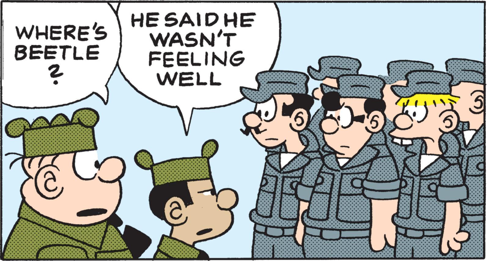 Interaction OCR: WHERE'S BEETLE ? HE SAID HE WASN'T FEELING WELL 6 IL 5 Kij WHERE'S BEETLE ? HE SAID HE WASN'T FEELING WELL 6 IL 5 Kij