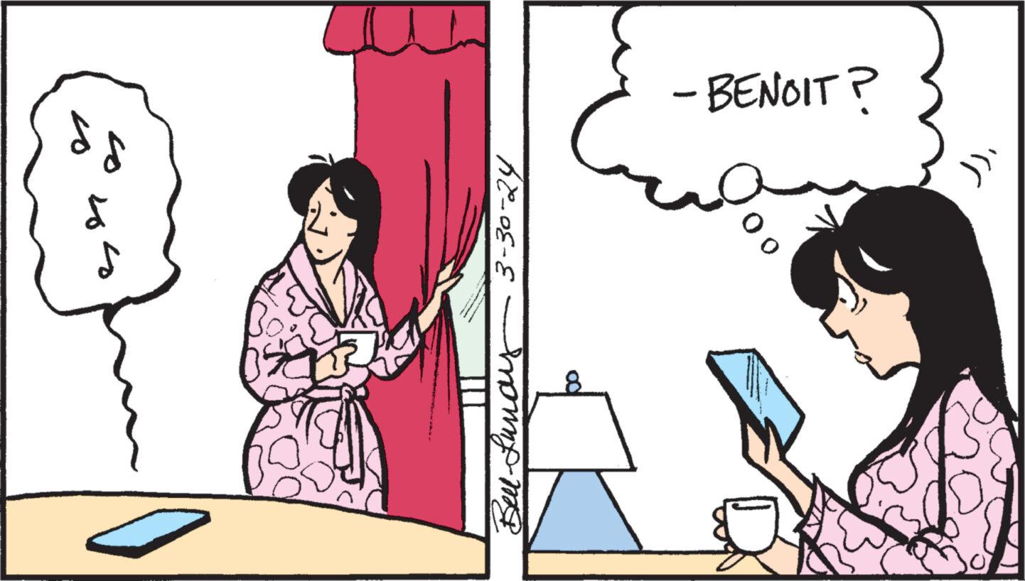 Adaptation OCR: ? ? Bel-Ludy 3-30-24 - BENOIT? - ?? ? ? Bel - Ludy 3-30-24 - BENOIT ? - ??