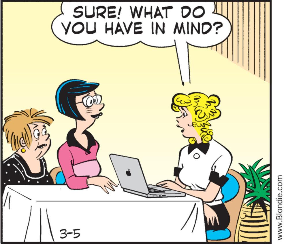 Personal computer OCR: SURE! WHAT DO YOU HAVE IN MIND? 3-5 & www.Blondie.com SURE ! WHAT DO YOU HAVE IN MIND ? 3-5 & www.Blondie.com