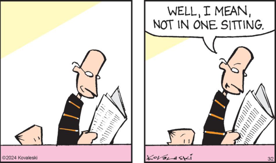 Parallel OCR: ?2024 Kovaleski 1:120 Passe WELLNOT IN ONE SITTING. Kovoleski //////////// 3/2 ?2024 Kovaleski 1 : 120 Passe WELLI MEANNOT IN ONE SITTING . Kovoleski //////////// 3/2