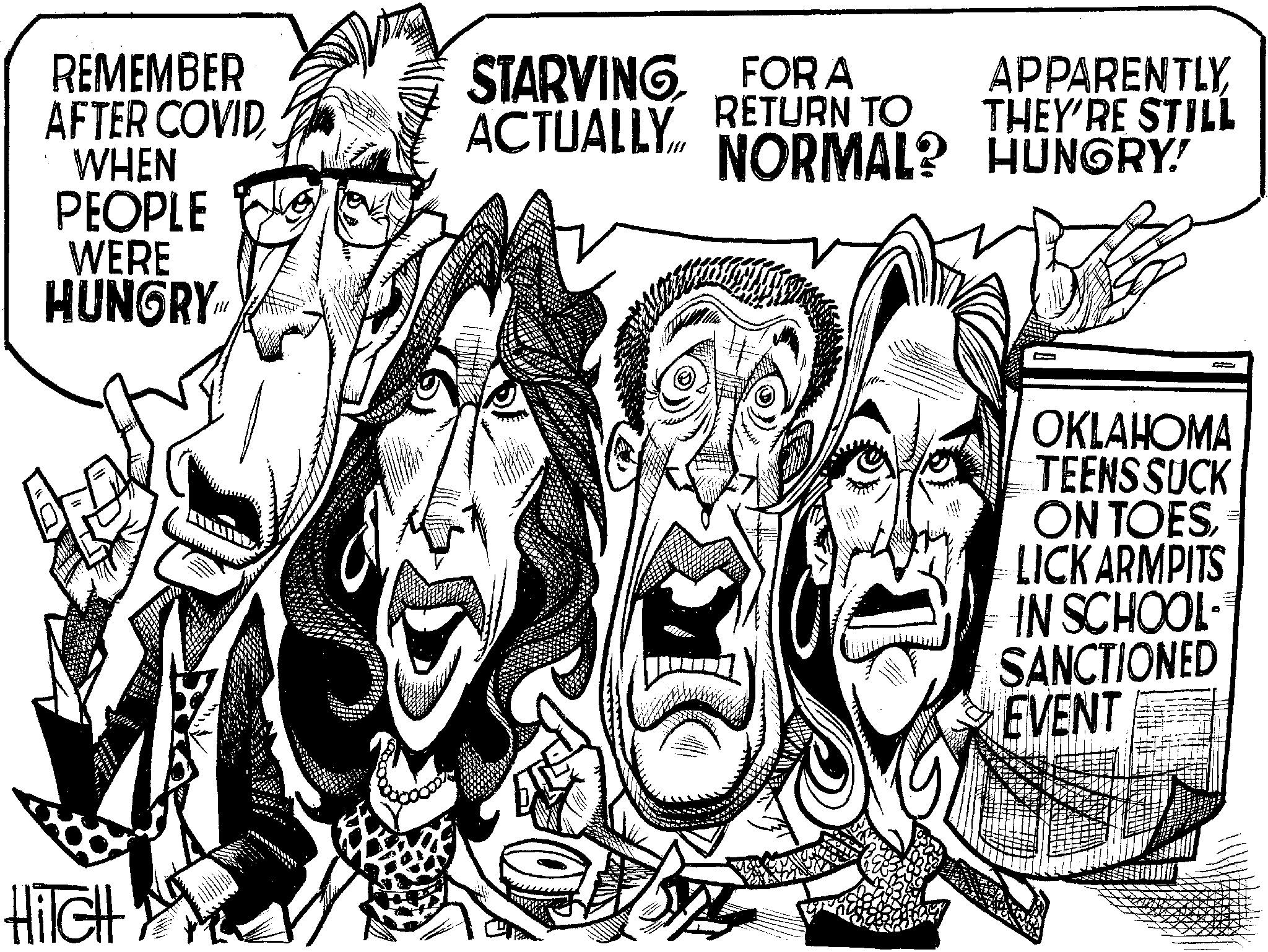 Happy OCR: REMEMBER AFTER COVID WHEN STARVING FOR A ACTUALLY RETURN TO NORMAL? APPARENTLYTHEY'RE STILL HUNGRY! PEOPLE WERE HUNGRY.IN HilGH Y OKLAHOMA TEENSSUCK ON TOESLICK ARMPITS IN SCHOOL- SANCTIONED EVENT REMEMBER AFTER COVID WHEN STARVING FOR A ACTUALLY RETURN TO NORMAL ? APPARENTLYTHEY'RE STILL HUNGRY ! PEOPLE WERE HUNGRY.IN HilGH Y OKLAHOMA TEENSSUCK ON TOESLICK ARMPITS IN SCHOOL- SANCTIONED EVENT