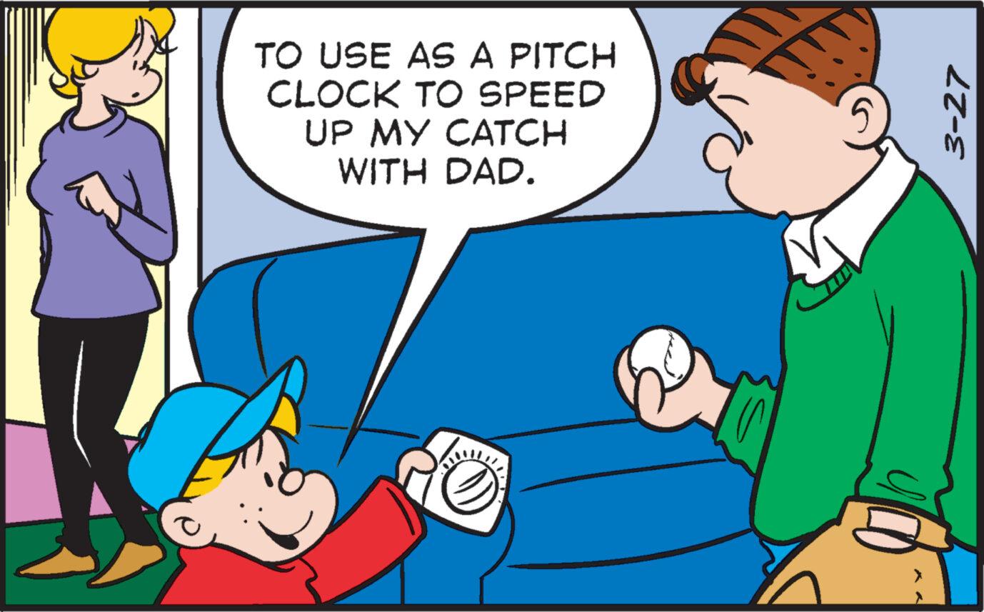 Happy OCR: TO USE AS A PITCH CLOCK TO SPEED UP MY CATCH WITH DAD. 3-27 TO USE AS A PITCH CLOCK TO SPEED UP MY CATCH WITH DAD . 3-27