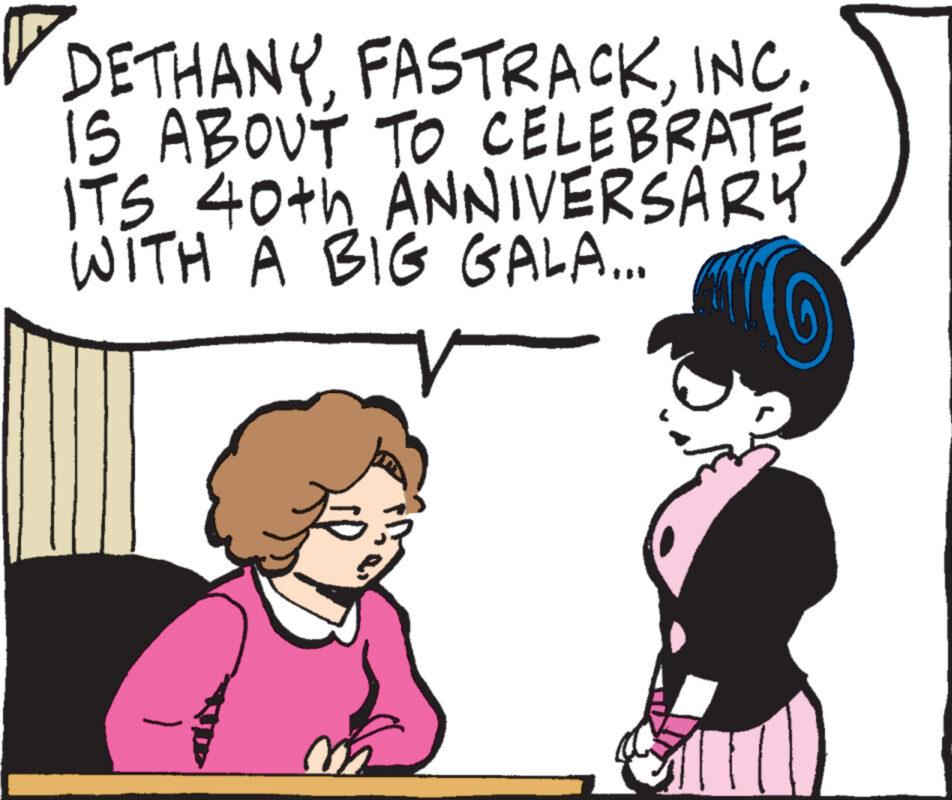 Organism OCR: DETHANYINC. IS ABOUT TO CELEBRATE ITS 40th ANNIVERSARY WITH A BIG GALA... DETHANYINC . IS ABOUT TO CELEBRATE ITS 40th ANNIVERSARY WITH A BIG GALA ...