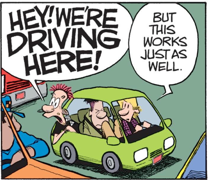 Art OCR: BUT THIS WORKS JUSTAS HEY!WE'RE DRIVING HERE! WELL. BUT THIS WORKS JUSTAS HEY ! WE'RE DRIVING HERE ! WELL .