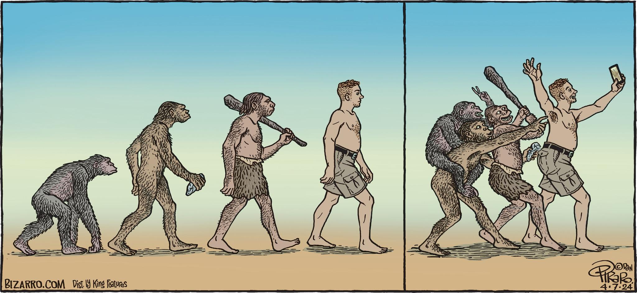 Illustration OCR: BIZARRO.COM Dist. by King Features DAN Pikapo 4.7.24 BIZARRO.COM Dist . by King Features DAN Pikapo 4.7.24