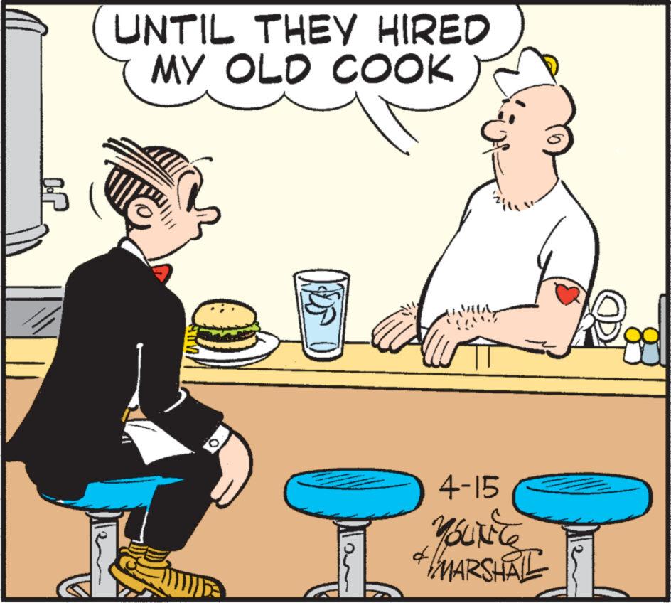 Line OCR: UNTIL THEY HIRED MY OLD COOK d 4-15 YOUKET MARSHAL UNTIL THEY HIRED MY OLD COOK d 4-15 YOUKET MARSHAL