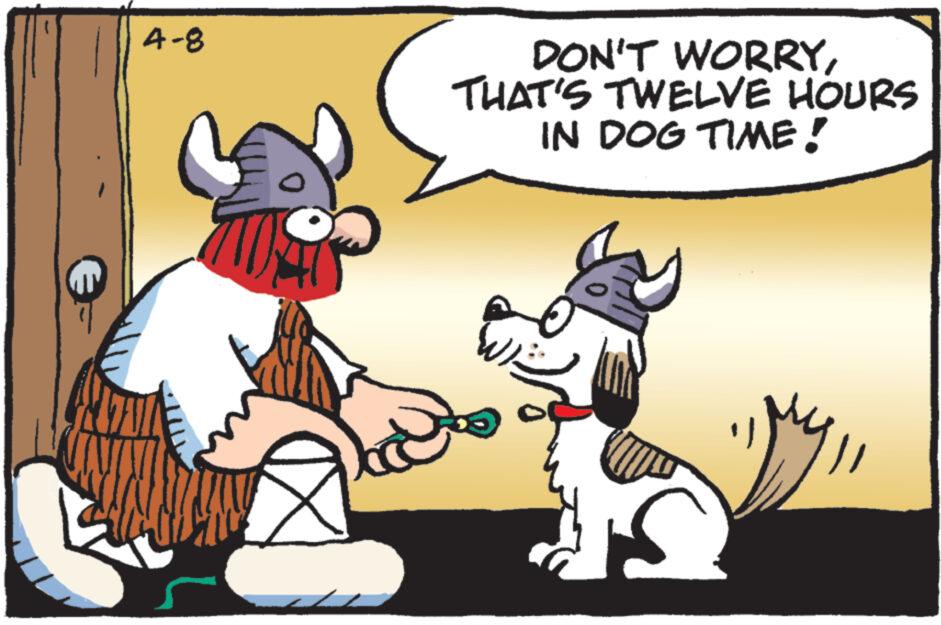 Art OCR: 4-8 DON'T WORRYTHAT'S TWELVE HOURS IN DOG TIME! 4-8 DON'T WORRYTHAT'S TWELVE HOURS IN DOG TIME !