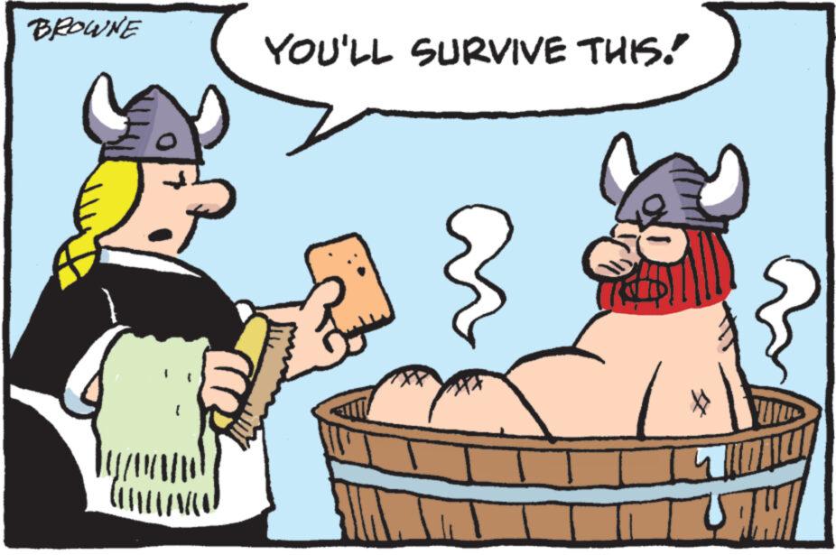 Happy OCR: BROWNE YOU'LL SURVIVE THIS." BROWNE YOU'LL SURVIVE THIS . "
