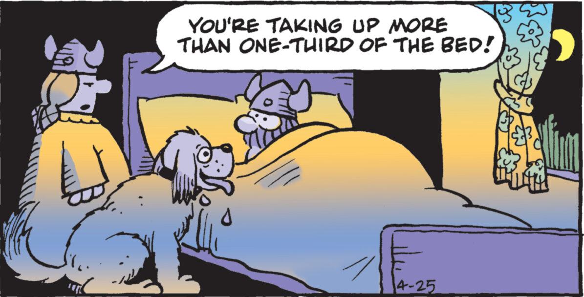 Font OCR: YOU'RE TAKING UP MORE THAN ONE-THIRD OF THE BED! 4-25 13 YOU'RE TAKING UP MORE THAN ONE - THIRD OF THE BED ! 4-25 13
