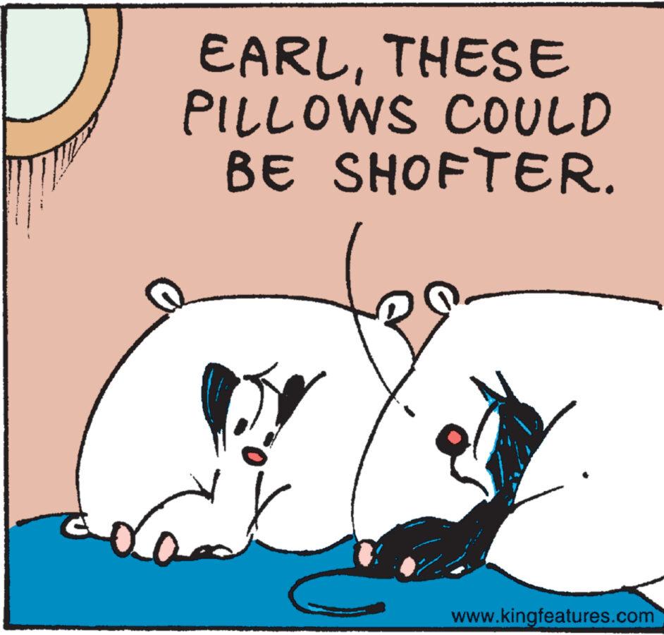 Sharing OCR: EARLTHESE PILLOWS COULD BE SHOFTER. www.kingfeatures.com EARLTHESE PILLOWS COULD BE SHOFTER . www.kingfeatures.com