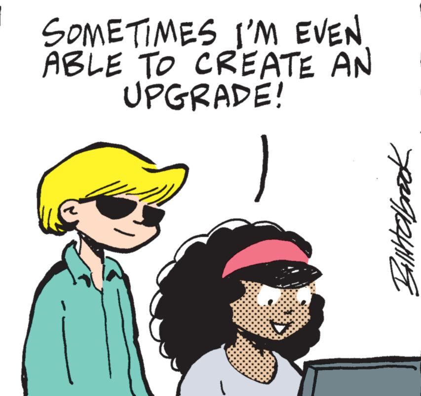 Art OCR: SOMETIMES I'M EVEN ABLE TO CREATE AN UPGRADE! ??????? SOMETIMES I'M EVEN ABLE TO CREATE AN UPGRADE ! ???????