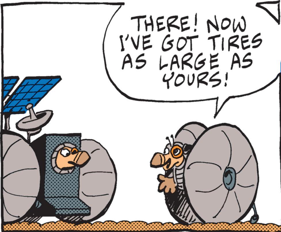 Art OCR: THERE! NOW I'VE GOT TIRES AS LARGE AS YOURS! ? THERE ! NOW I'VE GOT TIRES AS LARGE AS YOURS ! ?