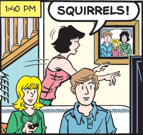 Happy OCR: 1:40 PM SQUIRRELS! KEEFE ? 1:40 PM SQUIRRELS ! KEEFE ?