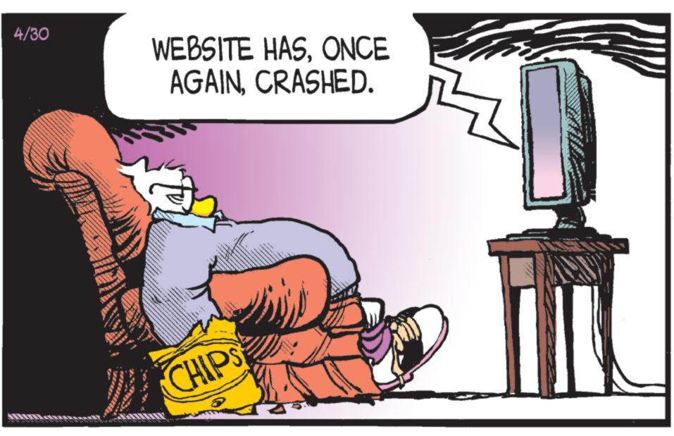 Drawing OCR: 4/30 WEBSITE HASONCE AGAINCRASHED. CHIPS 4/30 WEBSITE HASONCE AGAINCRASHED . CHIPS
