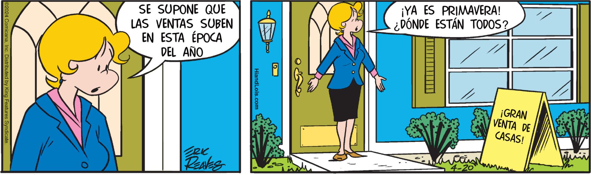 Art OCR: SE SUPONE QUE LAS VENTAS SUBEN EN ESTA ÉPOCA DEL AÑO ¡YA ES PRIMAVERA! ¿DÓNDE ESTÁN TODOS? RIC REAVES 4-20 ¡GRAN VENTA DE CASAS! SE SUPONE QUE LAS VENTAS SUBEN EN ESTA ÉPOCA DEL AÑO ¡ YA ES PRIMAVERA ! ¿ DÓNDE ESTÁN TODOS ? RIC REAVES 4-20 ¡ GRAN VENTA DE CASAS !