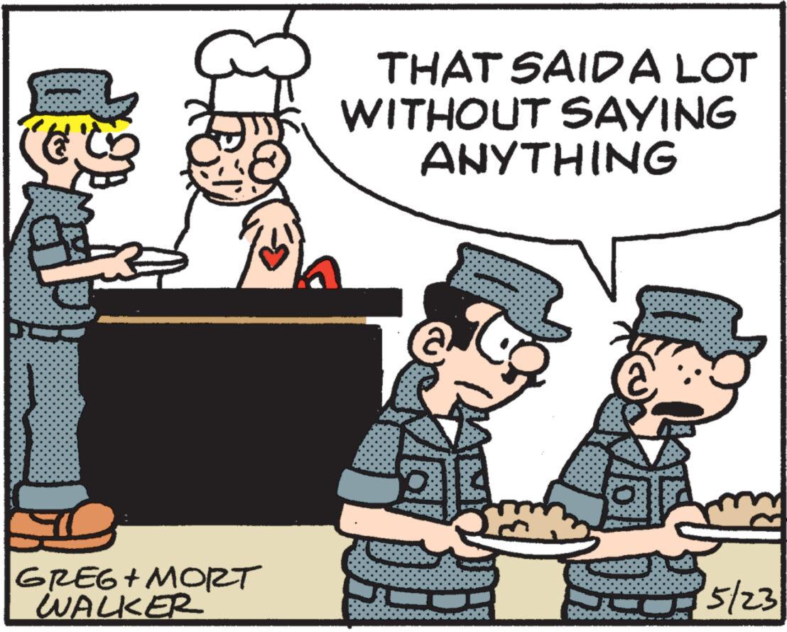 Art OCR: 19 THAT SAIDA LOT WITHOUT SAYING ANYTHING GREG+MORT WALKER ? 5/23 19 THAT SAIDA LOT WITHOUT SAYING ANYTHING GREG + MORT WALKER ? 5/23