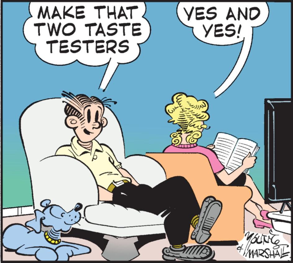 Mammal OCR: MAKE THAT. TWO TASTE TESTERS YES AND YES! MARSHAL MAKE THAT . TWO TASTE TESTERS YES AND YES ! MARSHAL