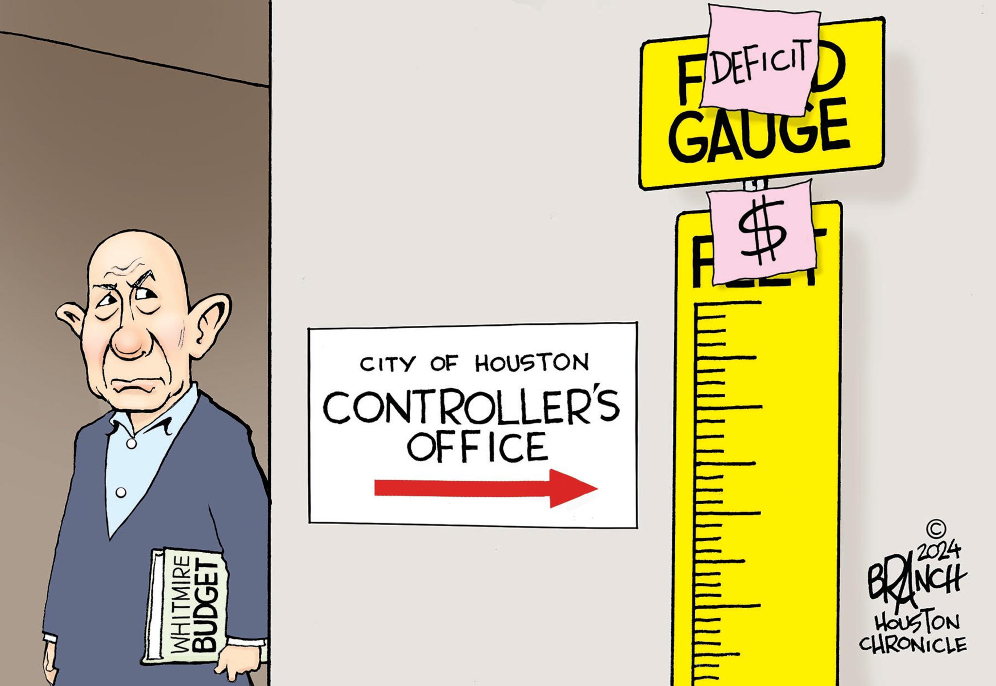 Art OCR: WHITMIRE BUDGET CITY OF HOUSTON CONTROLLER'S OFFICE FDEFICIT GAUGE ??????? ????? 2024 BRANCH HOUSTON CHRONICLE WHITMIRE BUDGET CITY OF HOUSTON CONTROLLER'S OFFICE FDEFICIT GAUGE ??????? ????? 2024 BRANCH HOUSTON CHRONICLE