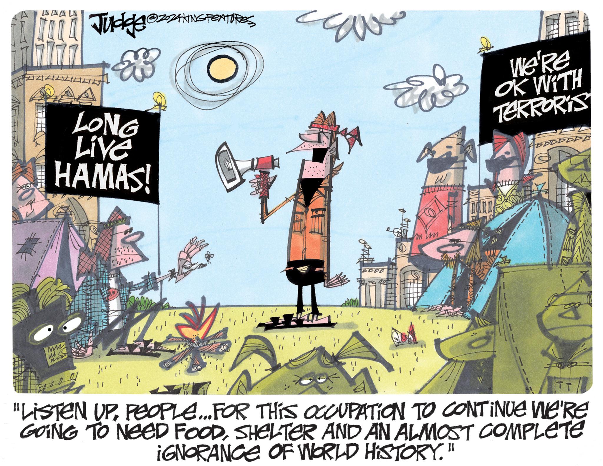 Humour OCR: www I Judge Judge @22HHING FEATURES a LONG Live HAMAS! We're OK WITH TERRORIS DDDDDDD W "LISTEN UPPEOPLE... FOR THIS OCCUPATION TO CONTINUE WE'RE GOING TO NEED FOODSHELTER AND AN ALMOST COMPLETE ¡GNORANCE OF WORLD HISTORY." www I Judge Judge @ 22HHING FEATURES a LONG Live HAMAS ! We're OK WITH TERRORIS DDDDDDD W " LISTEN UPPEOPLE ... FOR THIS OCCUPATION TO CONTINUE WE'RE GOING TO NEED FOODSHELTER AND AN ALMOST COMPLETE ¡ GNORANCE OF WORLD HISTORY . "