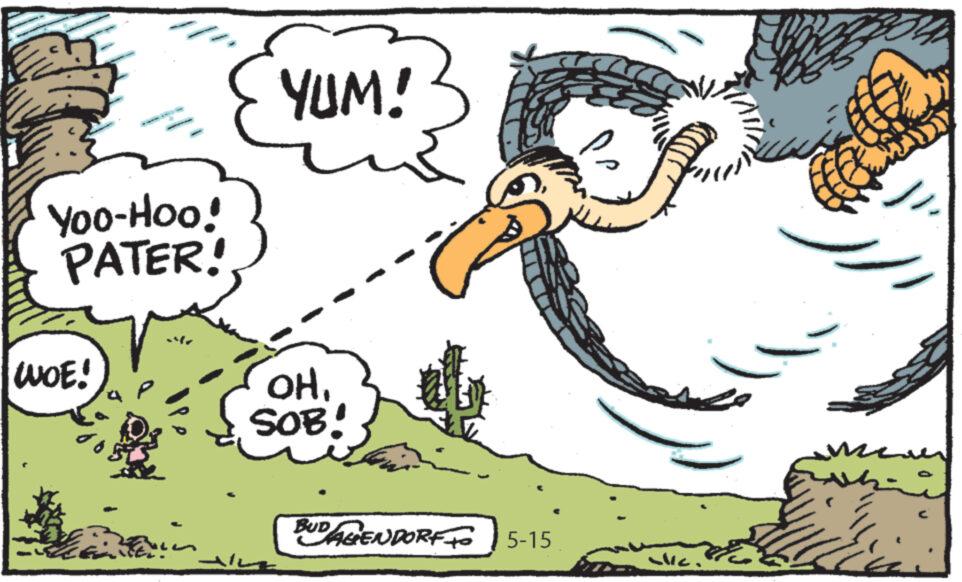Font OCR: Yoo-Hoo! PATER! WOE! YUM! ??SOB! BUDAGENDORF TO 5-15 Yoo - Hoo ! PATER ! WOE ! YUM ! ??SOB ! BUDAGENDORF TO 5-15
