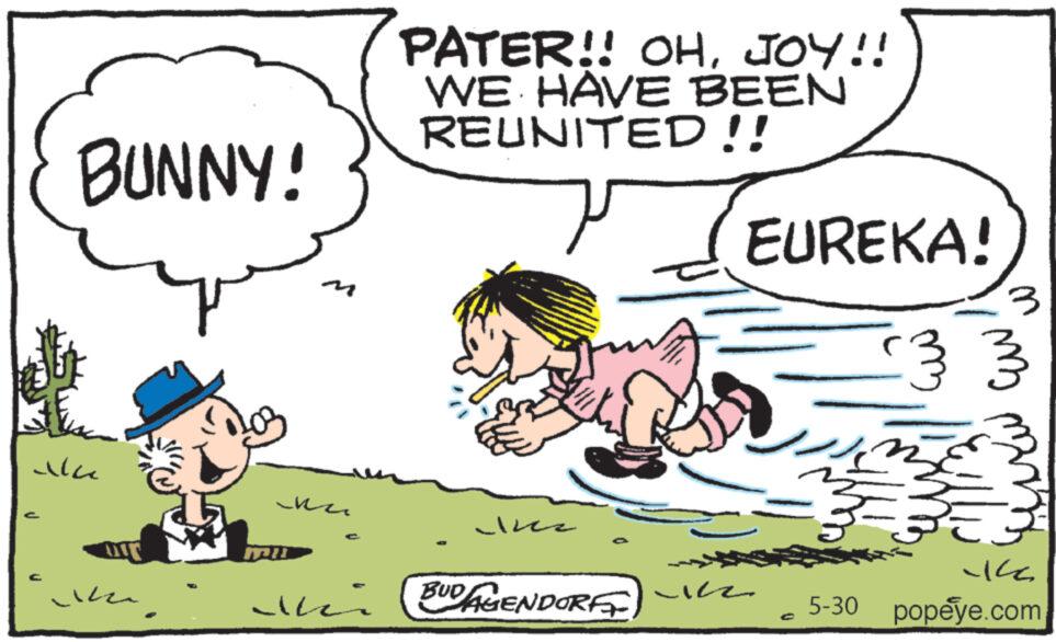 Gesture OCR: BUNNY! M ?? PATER!! OHJOY!! WE HAVE BEEN REUNITED!! Jivez EUREKA! 3 3 m 4 BUD AGENDORFF) - C 5-30 popeye.com BUNNY ! M ?? PATER !! OHJOY !! WE HAVE BEEN REUNITED !! Jivez EUREKA ! 3 3 m 4 BUD AGENDORFF ) - C 5-30 popeye.com