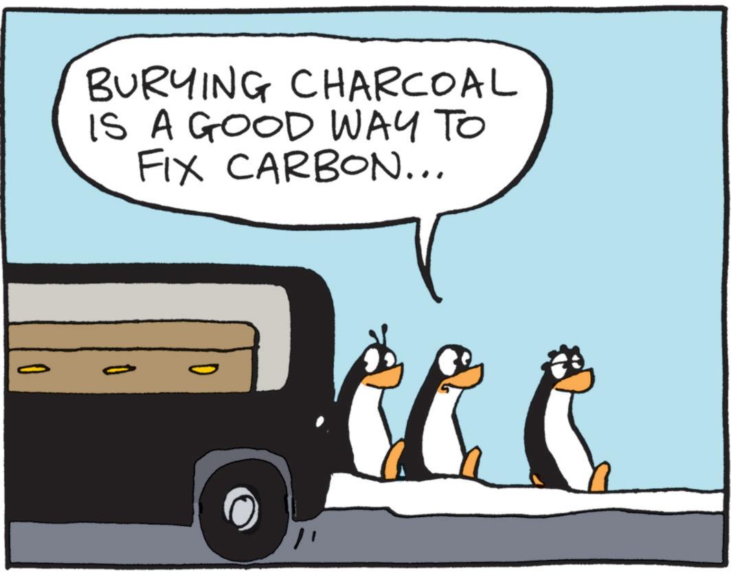 Wheel OCR: BURYING CHARCOAL IS A GOOD WAY TO FIX CARBON... D BURYING CHARCOAL IS A GOOD WAY TO FIX CARBON ... D