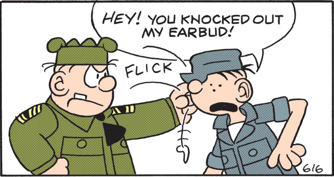 World OCR: HEY! YOU KNOCKED OUT MY EARBUID! FLICK 10 ? 616 HEY ! YOU KNOCKED OUT MY EARBUID ! FLICK 10 ? 616