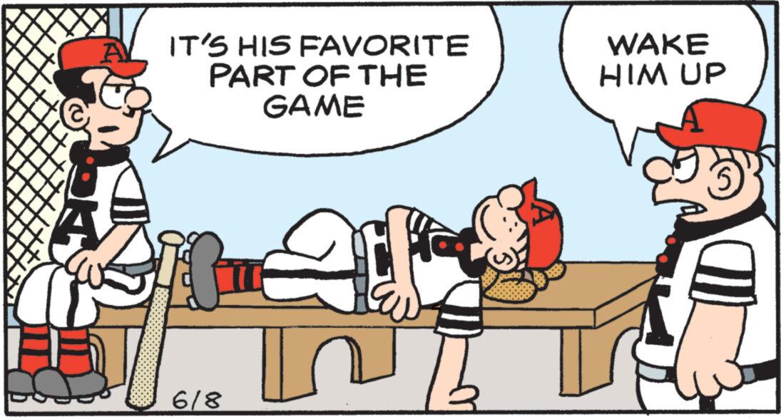 Line OCR: IT'S HIS FAVORITE PART OF THE GAME WAKE HIM UP 6/8 IT'S HIS FAVORITE PART OF THE GAME WAKE HIM UP 6/8