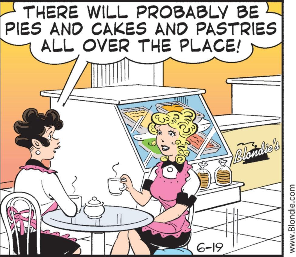 Gesture OCR: THERE WILL PROBABLY BE PIES AND CAKES AND PASTRIES ALL OVER THE PLACE! 6-19 Blondie's www.Blondie.com THERE WILL PROBABLY BE PIES AND CAKES AND PASTRIES ALL OVER THE PLACE ! 6-19 Blondie's www.Blondie.com