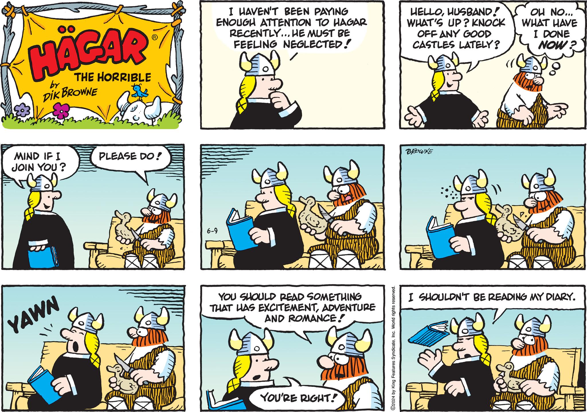 Hagar The Horrible - 2024-06-09