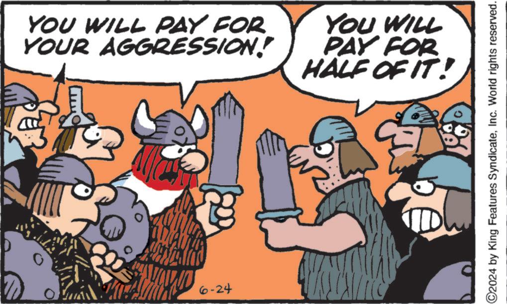 Handwriting OCR: 0 6-24 YOU WILL PAY FOR YOUR AGGRESSION! YOU WILL PAY FOR HALF OF IT! O2024 by King Features SyndicateInc. World rights reserved. 0 6-24 YOU WILL PAY FOR YOUR AGGRESSION ! YOU WILL PAY FOR HALF OF IT ! O2024 by King Features SyndicateInc. World rights reserved .