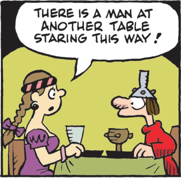 Happy OCR: w THERE IS A MAN AT ANOTHER TABLE STARING THIS WAY! w THERE IS A MAN AT ANOTHER TABLE STARING THIS WAY !