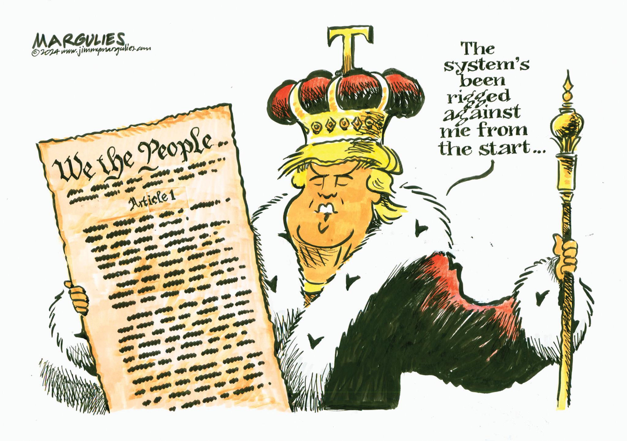 Event OCR: MARGULIES ©2024 www.jimmymargulies.com We the People Article 1 The system's been rigged against me from the start... MARGULIES © 2024 www.jimmymargulies.com We the People Article 1 The system's been rigged against me from the start ...