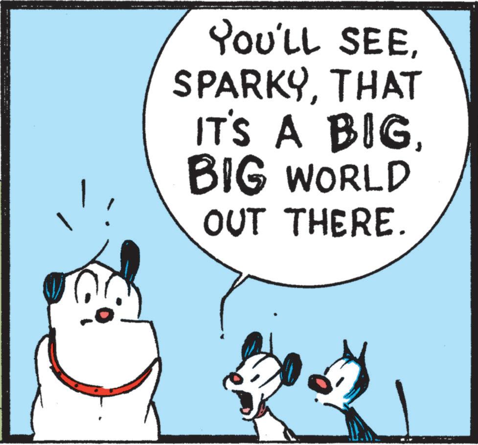 Art OCR: YOU'LL SEETHAT IT'S A BIGBIG WORLD OUT THERE. YOU'LL SEETHAT IT'S A BIGBIG WORLD OUT THERE .