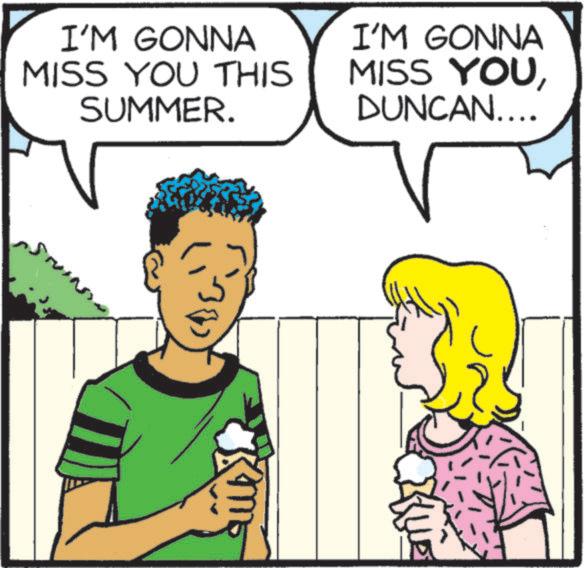 Human OCR: I'M GONNA MISS YOU THIS SUMMER. I'M GONNA MISS YOUDUNCAN.... I'M GONNA MISS YOU THIS SUMMER . I'M GONNA MISS YOUDUNCAN ....
