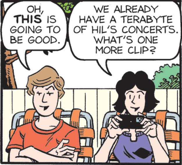 Human OCR: OHTHIS IS WE ALREADY HAVE A TERABYTE GOING TO OF HIL'S CONCERTS. BE GOOD. WHAT'S ONE MORE CLIP? OHTHIS IS WE ALREADY HAVE A TERABYTE GOING TO OF HIL'S CONCERTS . BE GOOD . WHAT'S ONE MORE CLIP ?