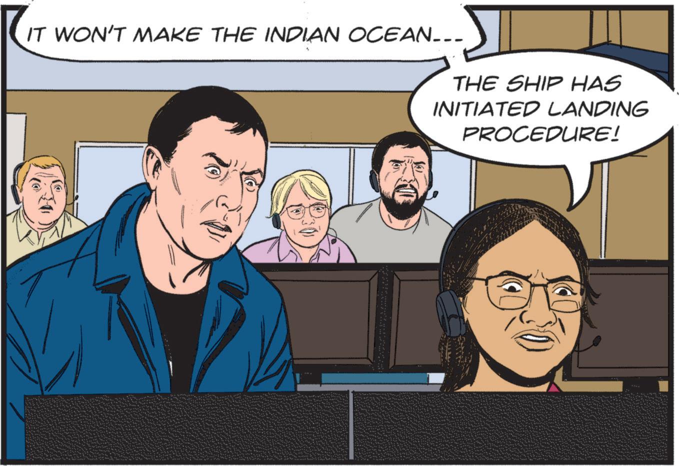 Font OCR: IT WON'T MAKE THE INDIAN OCEAN... THE SHIP HAS INITIATED LANDING PROCEDURE! IT WON'T MAKE THE INDIAN OCEAN ... THE SHIP HAS INITIATED LANDING PROCEDURE !
