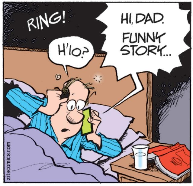 Art OCR: zitscomics.com RING! H'lo? HIDAD. FUNNY STORY... zitscomics.com RING ! H'lo ? HIDAD . FUNNY STORY ...