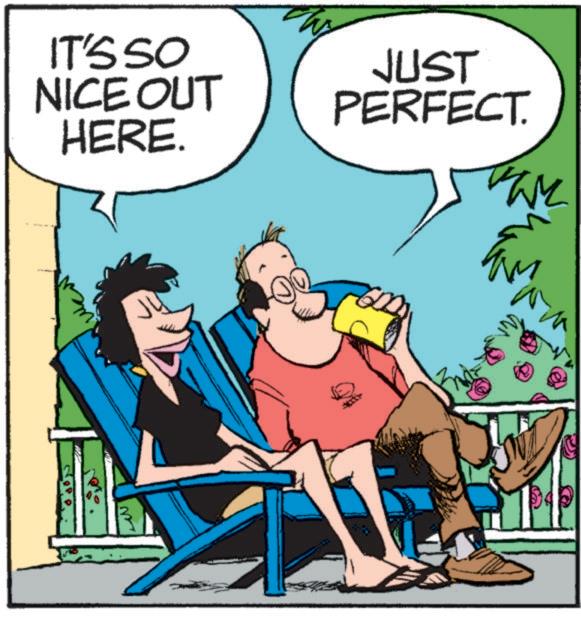 Humour OCR: " IT'S SO NICE OUT HERE. JUST PERFECT. ? " IT'S SO NICE OUT HERE . JUST PERFECT . ?