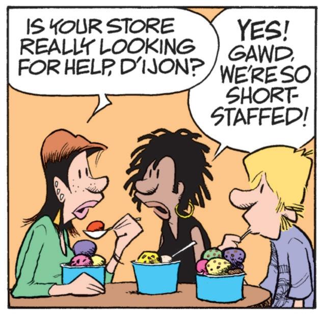 Happy OCR: IS YOUR STORE REALLY LOOKING FOR HELPD'IJON? YES! GAWDWE'RE SO SHORT- STAFFED! 10 IS YOUR STORE REALLY LOOKING FOR HELPD'IJON ? YES ! GAWDWE'RE SO SHORT- STAFFED ! 10