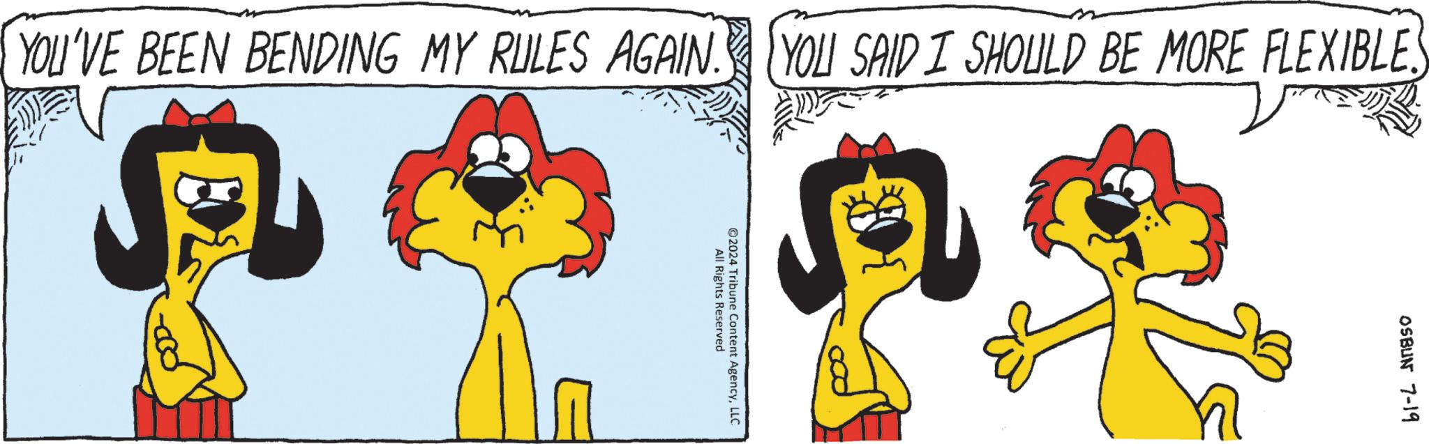 Gesture OCR: YOU'VE BEEN BENDING MY RULES AGAIN. YOU SAID I SHOULD BE MORE FLEXIBLES ©2024 Tribune Content AgencyLLC All Rights Reserved OSBUN 7-19 YOU'VE BEEN BENDING MY RULES AGAIN . YOU SAID I SHOULD BE MORE FLEXIBLES © 2024 Tribune Content AgencyLLC All Rights Reserved OSBUN 7-19