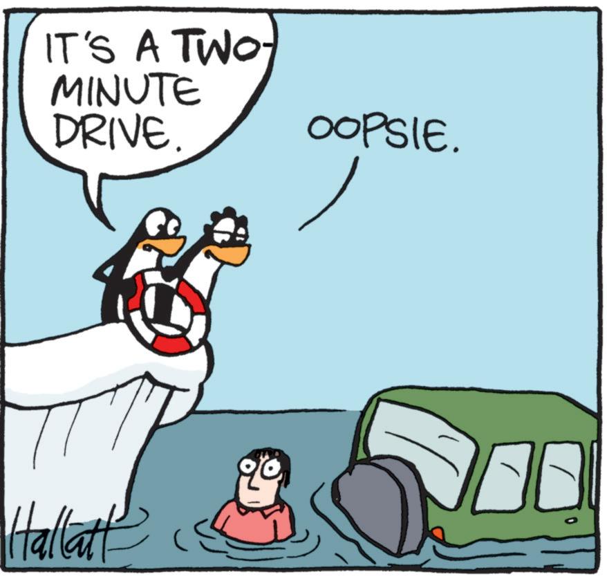 Art OCR: IT'S A TWO- MINUTE DRIVE. OOPSIE. Hallatt 90 ?? IT'S A TWO- MINUTE DRIVE . OOPSIE . Hallatt 90 ??