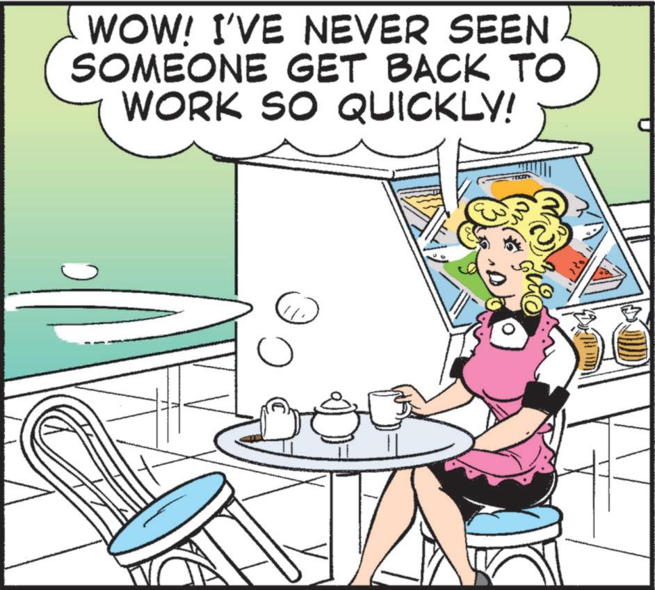Chair OCR: WOW! I'VE NEVER SEEN SOMEONE GET BACK TO WORK SO QUICKLY! A ? E WOW ! I'VE NEVER SEEN SOMEONE GET BACK TO WORK SO QUICKLY ! A ? E
