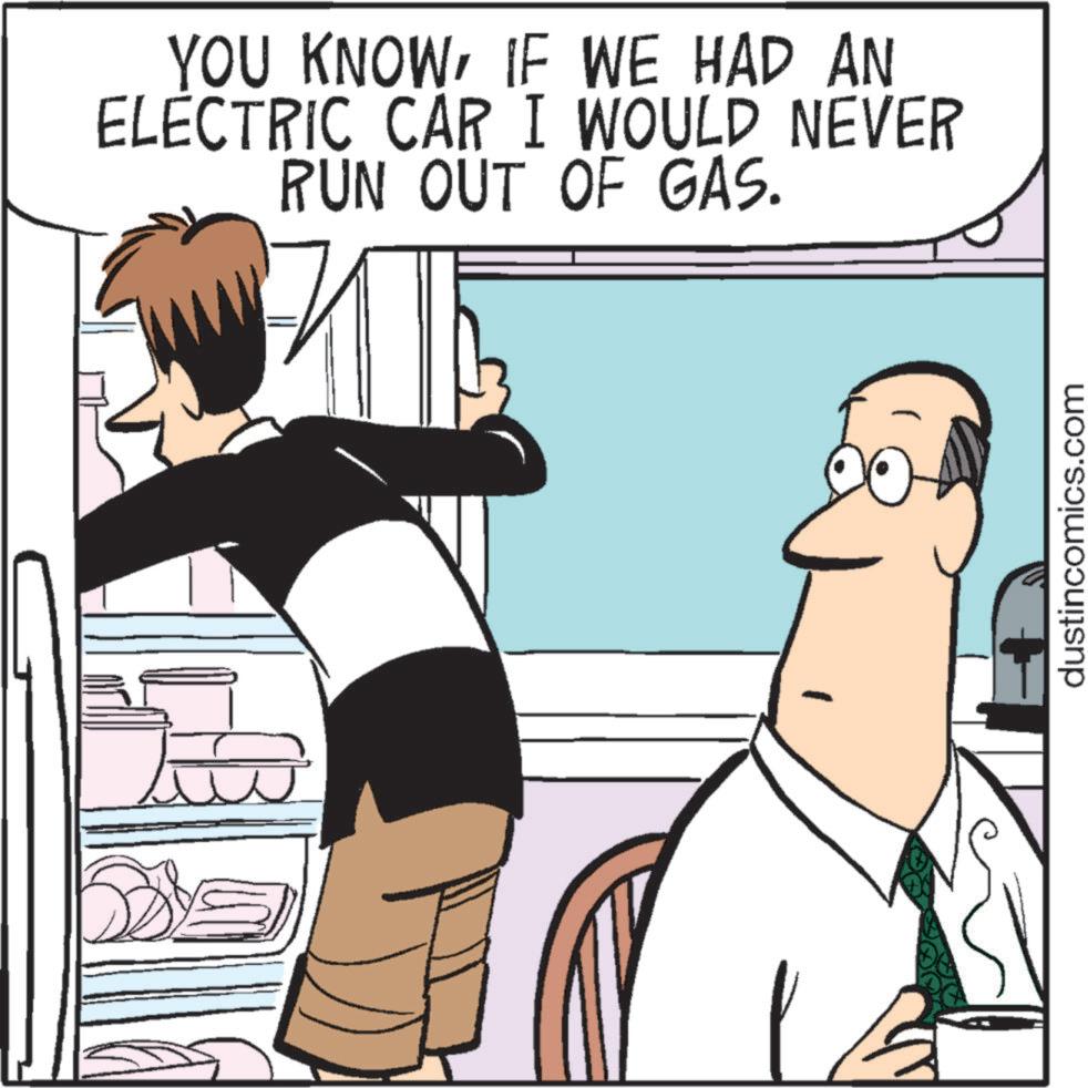 Art OCR: YOU KNOWIF WE HAD AN ELECTRIC CAR I WOULD NEVER RUN OUT OF GAS. dustincomics.com YOU KNOWIF WE HAD AN ELECTRIC CAR I WOULD NEVER RUN OUT OF GAS . dustincomics.com