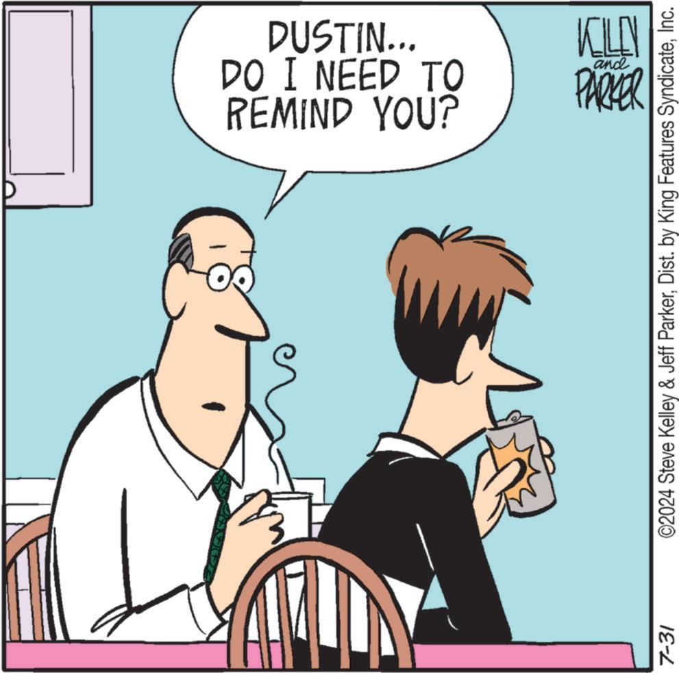 Gesture OCR: REMIND YOU? DO I NEED TO DUSTIN... KILEN and PARKER 7-31 ©2024 Steve Kelley & Jeff ParkerInc. REMIND YOU ? DO I NEED TO DUSTIN ... KILEN and PARKER 7-31 © 2024 Steve Kelley & Jeff ParkerDist . by King Features Syndicate