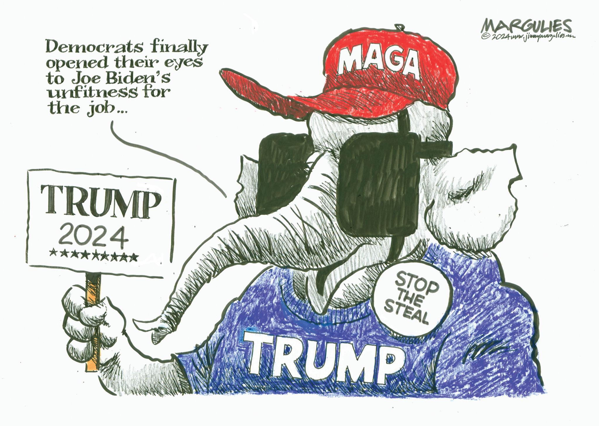 Graphics OCR: Democrats finally opened their eyes to Joe Biden's unfitness for the job... MAGA TRUMP 2024 * STOP THE STEAL TRUMP MARGULIES ?2024 www.jimmymargulies.in. Democrats finally opened their eyes to Joe Biden's unfitness for the job ... MAGA TRUMP 2024 * STOP THE STEAL TRUMP MARGULIES ?2024 www.jimmymargulies.in .